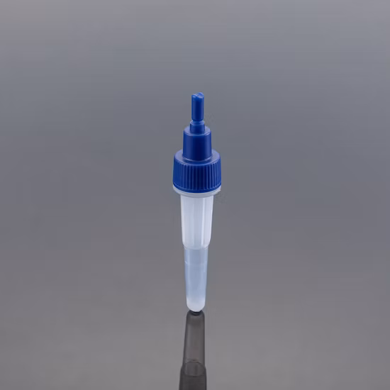 使い捨て病院コレクション透明プラスチック複数抗原抽出チューブ、抗原迅速診断試験管