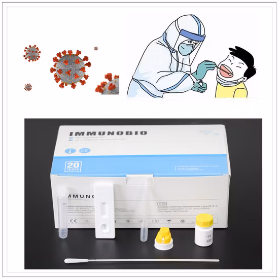 Pei/Bfarm Immunobio 抗原鼻腔スワブ検査キット抗原唾液迅速検査